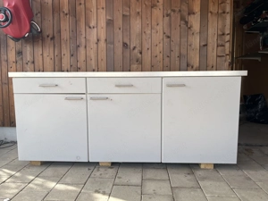 Kasten, Werkbank mit Arbeitsplatte für Schopf, Keller, etc Bild 2