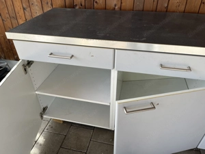 Kasten, Werkbank mit Arbeitsplatte für Schopf, Keller, etc Bild 4