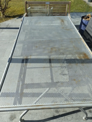 Gartentisch ausziehbar aus Eisen  Bild 5