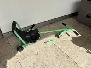 Ezyroller zu verkaufen für Kinder, grün, mit Verlängerungsstange