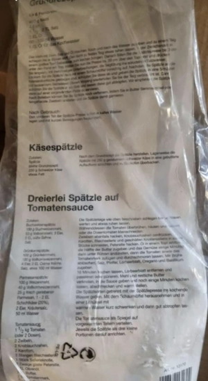 Spätzleboub, Spätzlepresse
