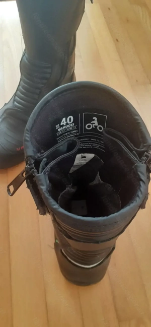 Vanucci Motorradstiefel Leder Bild 4