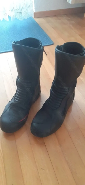 Vanucci Motorradstiefel Leder Bild 3