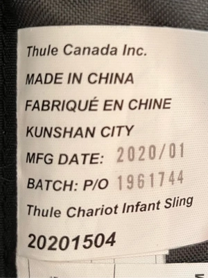 Thule Chariot Infant Sling Bild 2