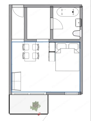 1 Zimmer Wohnung 34m2 in Höchst Nähe Bruggerloch zu vermieten Bild 4
