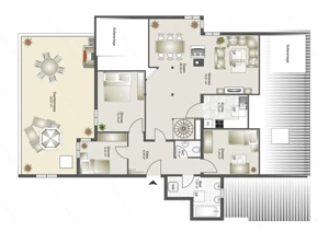 Sonnige 4-Zimmer Dachwohnung (105m2) in Dornbirn,  zentral, große Terrasse (35m2) Bild 6