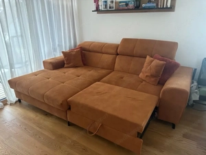Couch mit Bettfunktion und Stauraum Bild 2