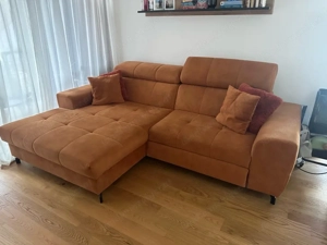 Couch mit Bettfunktion und Stauraum Bild 3