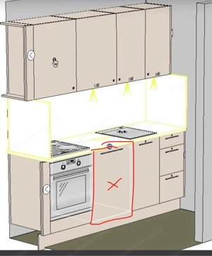 Hochwertige Nolte Küche ohne Elektrogeräte 