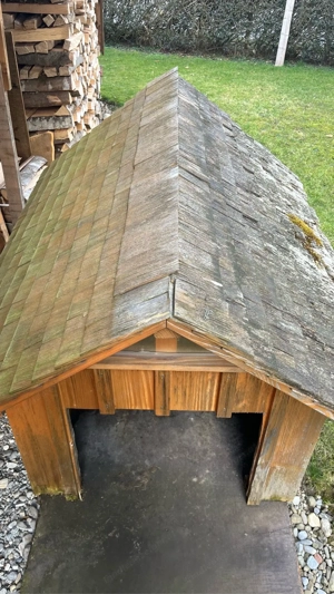 Hundehütte aus massivem Holz   zu verschenken Bild 8