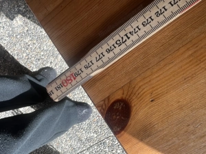 Toller Vollholz Esstisch  Bild 4