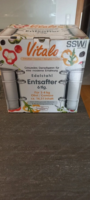 Entsafter Chromstahl Bild 3