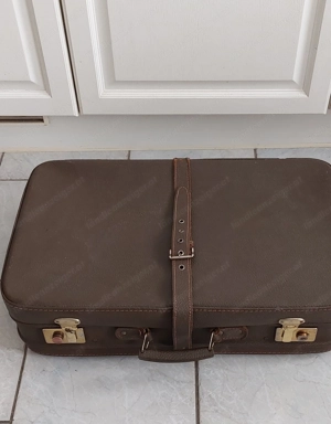 Antiker Koffer 1950er 1960er Jahre  Bild 2