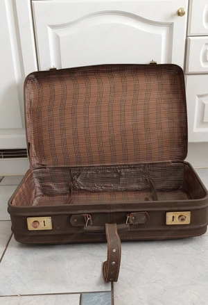 Antiker Koffer 1950er 1960er Jahre  Bild 5