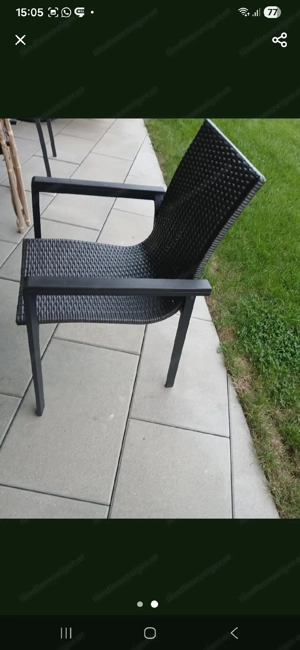 gartenstühle 6 stück