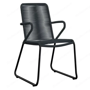 Beldano Gartenstuhl Stapelbar Trendy New Carbonstahl Bild 2