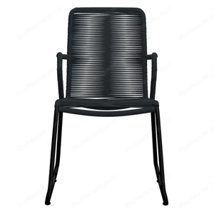 Beldano Gartenstuhl Stapelbar Trendy New Carbonstahl Bild 5