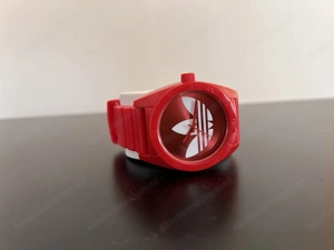 Adidas Uhr, rot, Kunststoff Bild 3