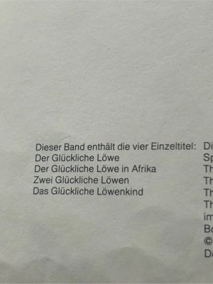 Das große Buch vom glücklichen Löwen - 4 Geschichten Bild 2