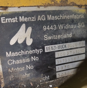Bagger Menzi Muck Schreitbagger 3000 T1 Bild 4