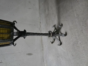zu verkaufen geschmiedete Gartenlampe Bild 4