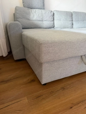 Couch grau Bild 4