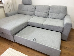 Couch grau Bild 5