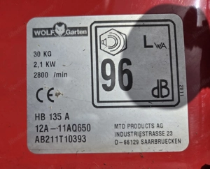 Wolf  Benzin-Rasenmäher mit Honda Motor Bild 4