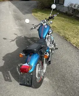 Blaue Yamaha XV 535 zu verkaufen