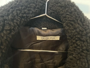 Teddy Jacke in schwarz  Bild 2