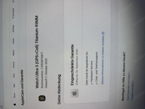 Apple Watch Ultra 3 incl. Original Apple Milanese Armband BLACK Bild 3