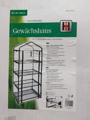 Gewächshaus für Terrasse Balkon Zimmer Bild 3