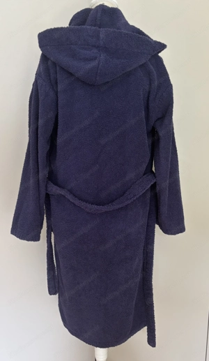 Dunkelblauer Damenbademantel BOSS Bild 2