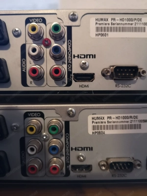 2x Humax PR-HD 1000 mit Fernbedienung Bild 3