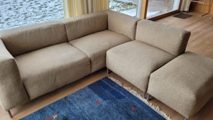 Wohnzimmerlandschaft beige Bild 2