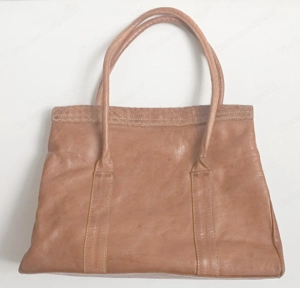 Vintage Leder Handtasche Bild 2