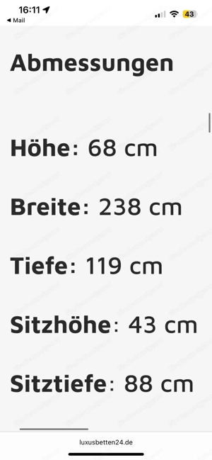 Designer Sofa Bild 2