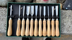 Record Power Schnitzbeitel Set   Holzschnitzwerkzeuge   mit Box Bild 2