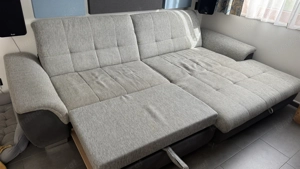 Couch mit Stauraum und Bettfunktion Bild 3