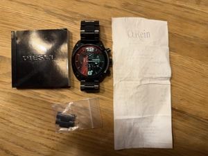 Diesel Gents Overflow Uhr 1A Zustand Bild 5
