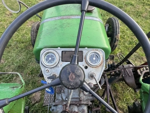 Steyr T80 mit Seilwinde und Mähwerk Bild 5