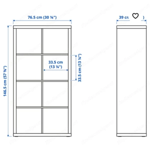 Regal Kallax  2x2  4x2 Bild 2