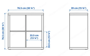 Regal Kallax  2x2  4x2 Bild 3