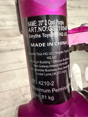 Kinderfahrrad 20 Zoll Fahrrad Bild 2