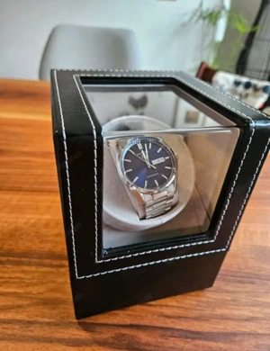 FULL Set TAG HEUER Carrera Day Date blau 41 Automatikuhr SWISS Bild 2