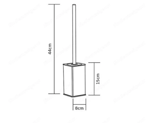 BGL Klobürste Schwarz aus Edelstahl Bild 2