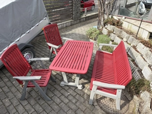 Gartengarnitur , Gartenbank , Gartenstuhl, Gartentisch hochwertig und stabil