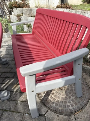 Gartengarnitur , Gartenbank , Gartenstuhl, Gartentisch hochwertig und stabil Bild 8