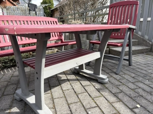 Gartengarnitur , Gartenbank , Gartenstuhl, Gartentisch hochwertig und stabil Bild 9