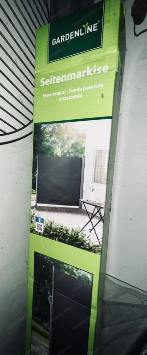 Seitenmarkise  grau - neu, nie gebraucht Bild 3